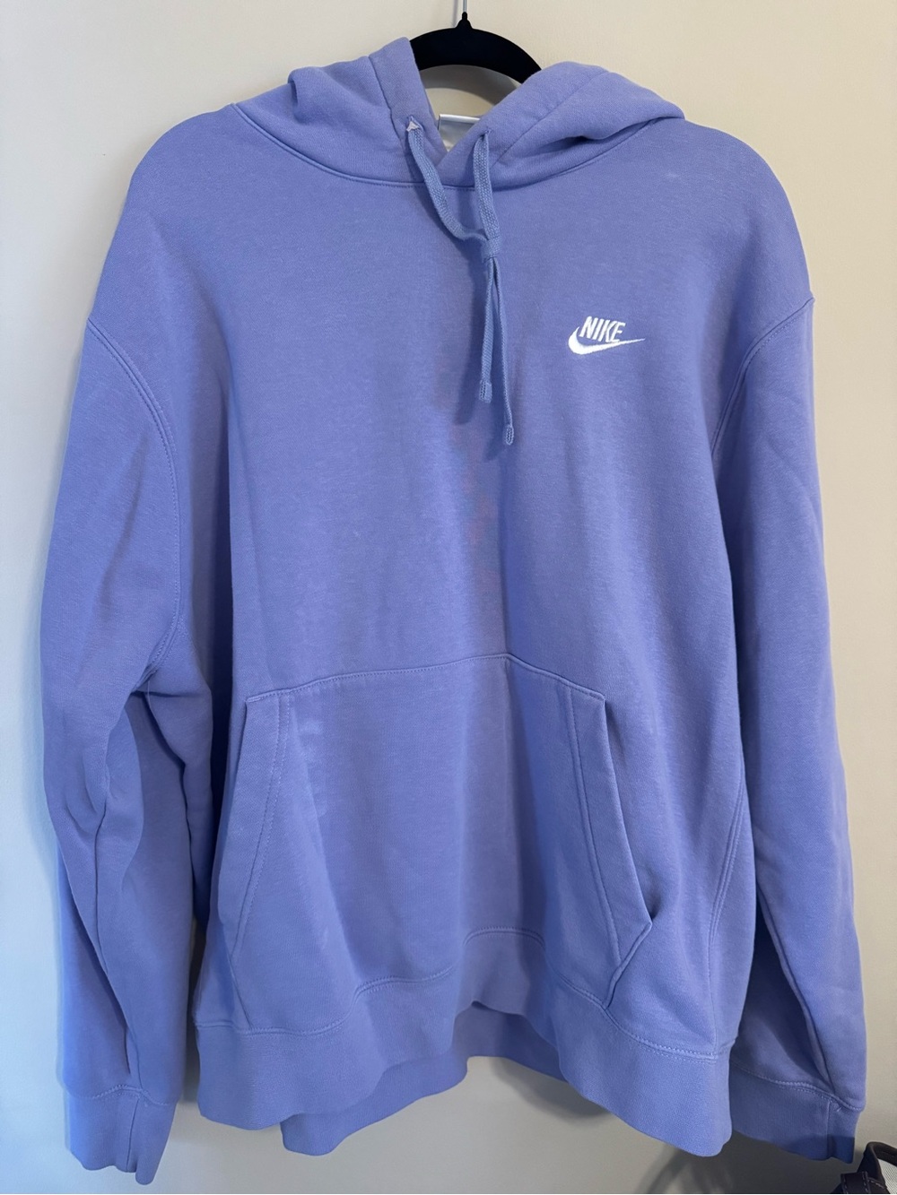 Nike Purple Drawstring Pullover Hoodie